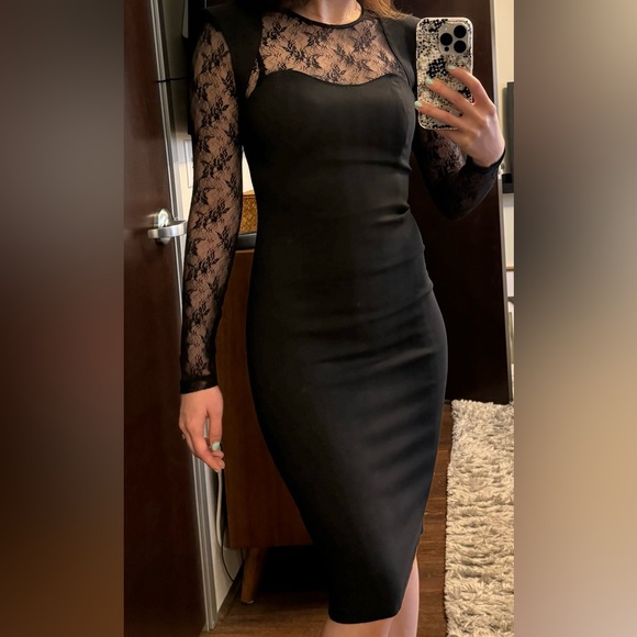 French Connection Dresses & Skirts - French Connection Black Lace Cocktail Dress